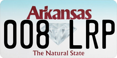 AR license plate 008LRP