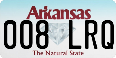 AR license plate 008LRQ