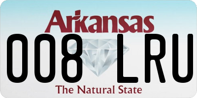 AR license plate 008LRU