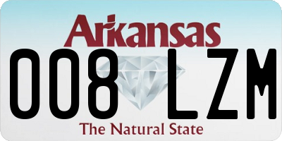 AR license plate 008LZM