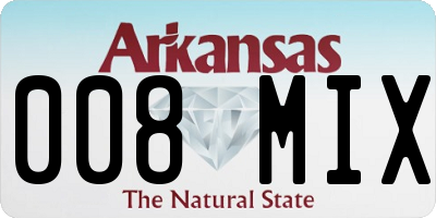 AR license plate 008MIX