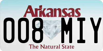 AR license plate 008MIY