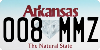 AR license plate 008MMZ