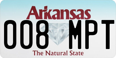 AR license plate 008MPT