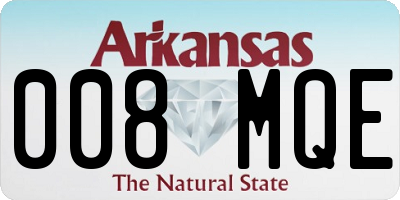 AR license plate 008MQE