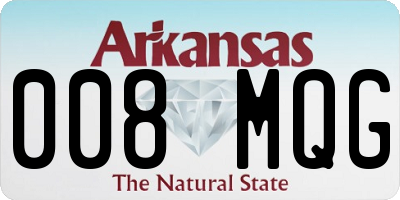 AR license plate 008MQG