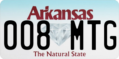 AR license plate 008MTG