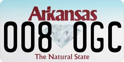 AR license plate 008OGC