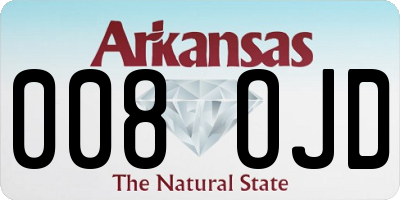 AR license plate 008OJD