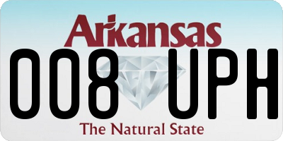 AR license plate 008UPH