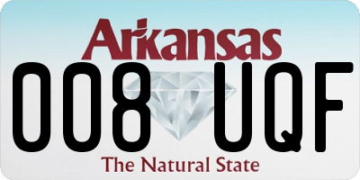 AR license plate 008UQF