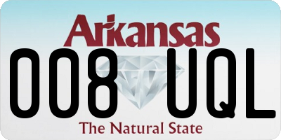 AR license plate 008UQL