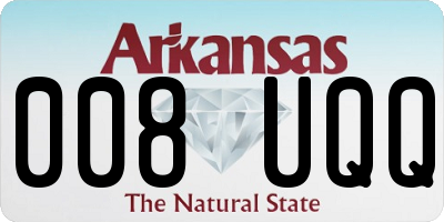 AR license plate 008UQQ
