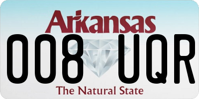 AR license plate 008UQR