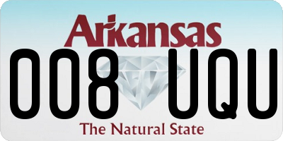 AR license plate 008UQU