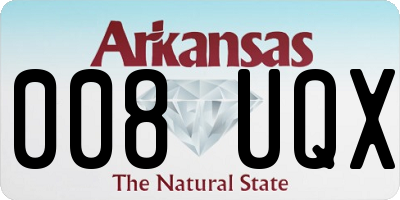 AR license plate 008UQX