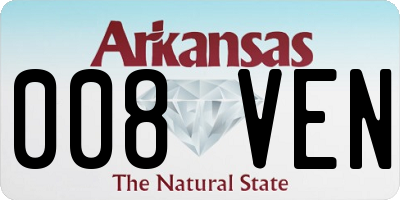 AR license plate 008VEN