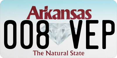 AR license plate 008VEP