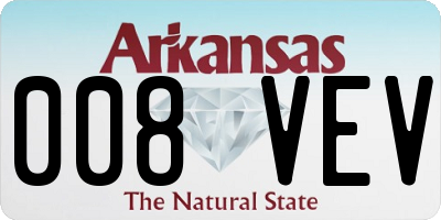 AR license plate 008VEV