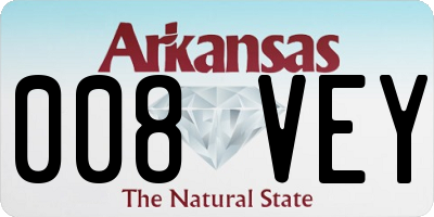 AR license plate 008VEY
