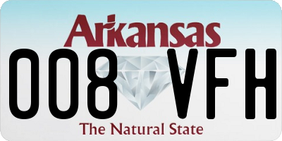 AR license plate 008VFH
