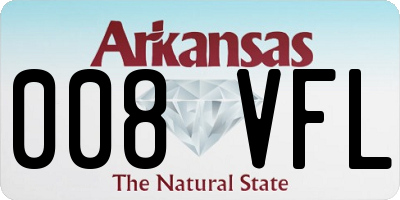 AR license plate 008VFL