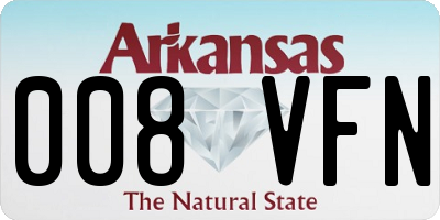 AR license plate 008VFN