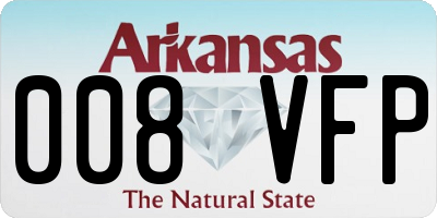 AR license plate 008VFP