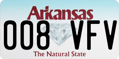 AR license plate 008VFV