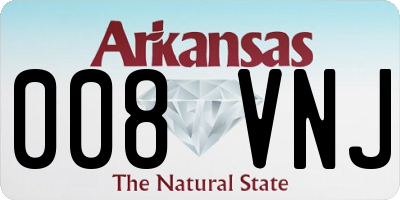 AR license plate 008VNJ