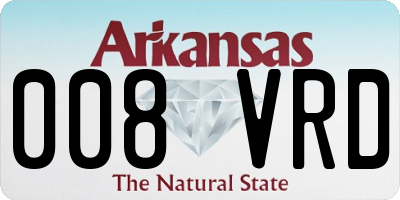 AR license plate 008VRD