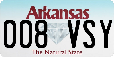 AR license plate 008VSY