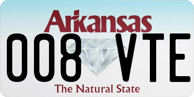 AR license plate 008VTE