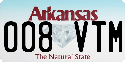 AR license plate 008VTM
