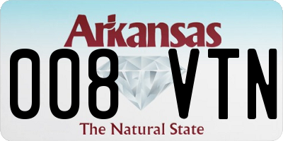 AR license plate 008VTN