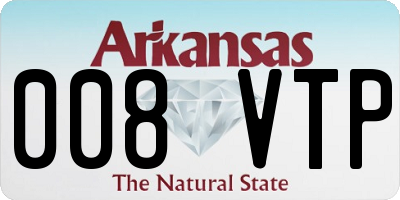 AR license plate 008VTP