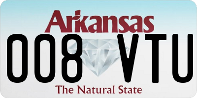 AR license plate 008VTU