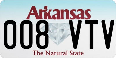 AR license plate 008VTV