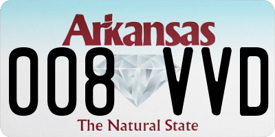 AR license plate 008VVD