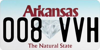 AR license plate 008VVH