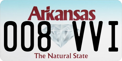 AR license plate 008VVI