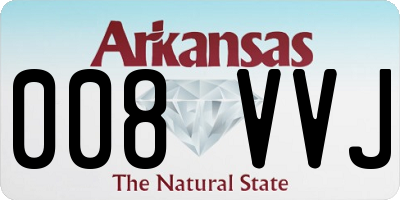 AR license plate 008VVJ