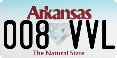 AR license plate 008VVL
