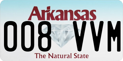 AR license plate 008VVM
