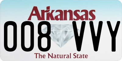 AR license plate 008VVY