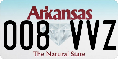 AR license plate 008VVZ