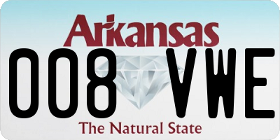 AR license plate 008VWE