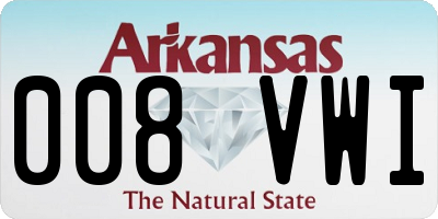 AR license plate 008VWI