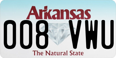 AR license plate 008VWU