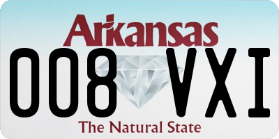 AR license plate 008VXI